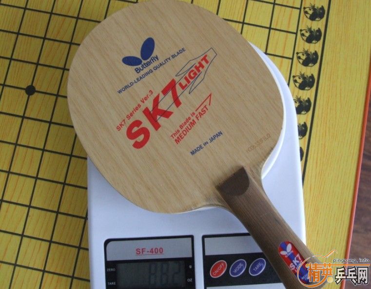 ���ó�ɫ BUTTERFLY SK7 LIGHT  7�д�ľ 88��  FL�� 270 ����� ֧��������