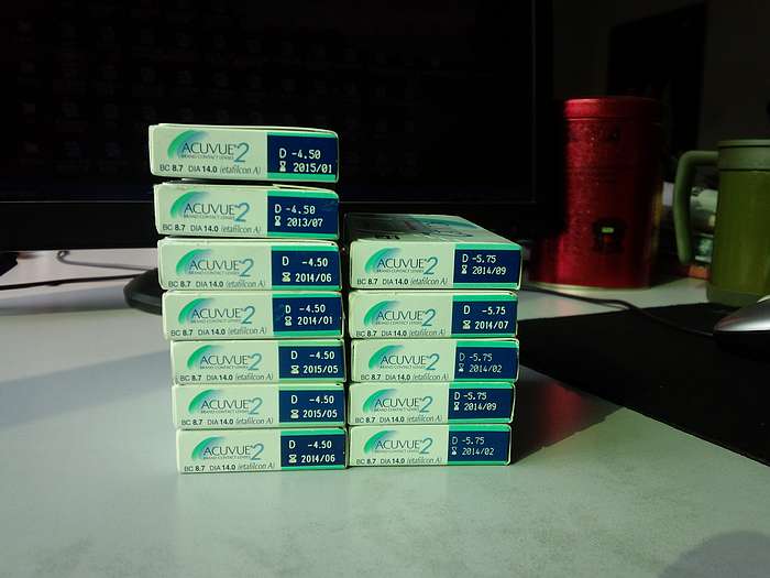 ǿ��ACUVUE2 �����������۾�����Ƥ��-4.50��-5.75��