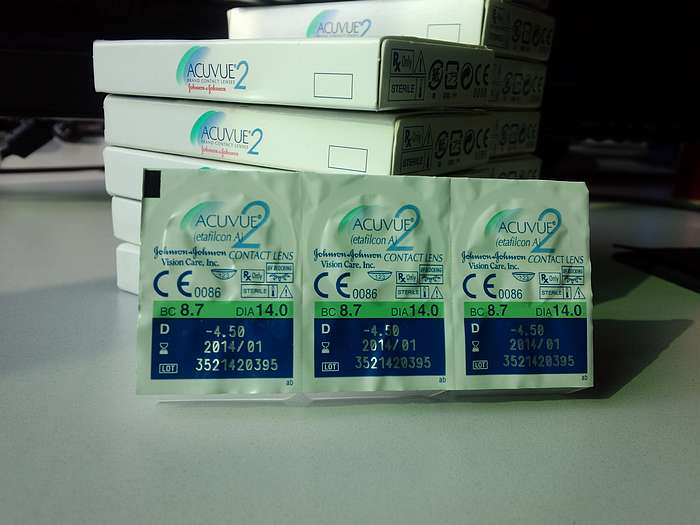 ǿ��ACUVUE2 �����������۾�����Ƥ��-4.50��-5.75��