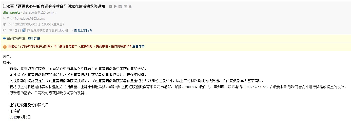 ��һ����8�·ݲμӵĺ�˫ϲƹ����̨��Ʊ����õĽ���ͭ����Ʒ��ϣ������ٸ������