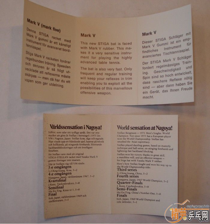 �ղؼ�Ʒ------------1973��-----------Stellan Bengtsson COBRA*** / MARK V---------------- Allround wood