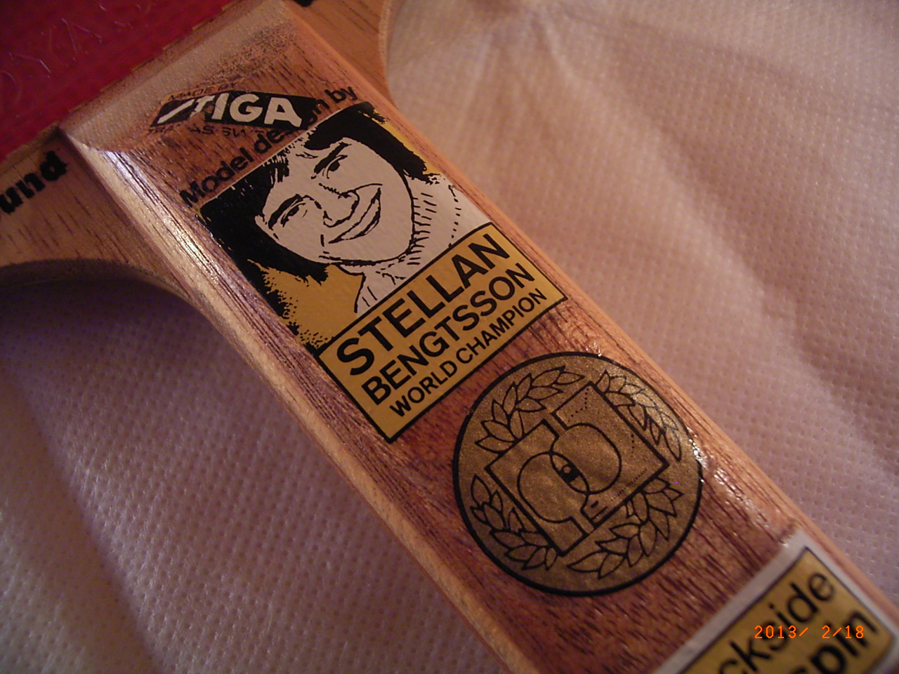 �����ղؼ������---------������-����˹�أ�WLADNER MANCHESTER FL ������ɭALLRUND WOOD ��SITGA         Stiga Stellan Bengtsson World Champion  Allround Wood��D-series, 1978,  original rubbers